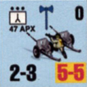 Panzer Grenadier Headquarters Library Unit: France Armée de Terre 47mm APX for Panzer Grenadier game series