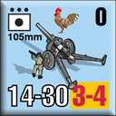 Panzer Grenadier Headquarters Library Unit: France Armée de Terre 105mm for Panzer Grenadier game series