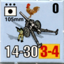 Panzer Grenadier Headquarters Library Unit: France Armée de Terre 105mm for Panzer Grenadier game series