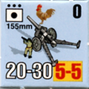 Panzer Grenadier Headquarters Library Unit: France Armée de Terre 155mm for Panzer Grenadier game series