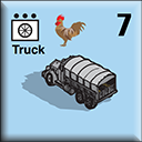 Panzer Grenadier Headquarters Library Unit: France Armée de Terre Truck for Panzer Grenadier game series