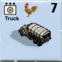 Panzer Grenadier Headquarters Library Unit: France Armée de Terre Truck for Panzer Grenadier game series
