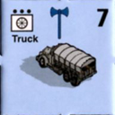 Panzer Grenadier Headquarters Library Unit: France Armée de Terre Truck for Panzer Grenadier game series
