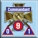 Panzer Grenadier Headquarters Library Unit: France Armée de Terre Commandant for Panzer Grenadier game series