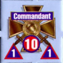 Panzer Grenadier Headquarters Library Unit: France Armée de Terre Commandant for Panzer Grenadier game series