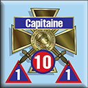 Panzer Grenadier Headquarters Library Unit: France Armée de Terre Capitaine for Panzer Grenadier game series