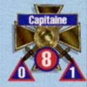Panzer Grenadier Headquarters Library Unit: France Armée de Terre Capitaine for Panzer Grenadier game series