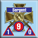 Panzer Grenadier Headquarters Library Unit: France Armée de Terre Sergent for Panzer Grenadier game series