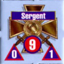 Panzer Grenadier Headquarters Library Unit: France Armée de Terre Sergent for Panzer Grenadier game series