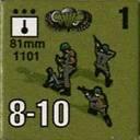 Panzer Grenadier Headquarters Library Unit: United States Airborne 81mm Panzer Grenadier Headquarters Library Unit: United States Airborne 81mm for Panzer Grenadier game series