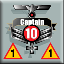 Panzer Grenadier Headquarters Library Unit: Germany Heer Captain for Panzer Grenadier game series