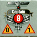 Panzer Grenadier Headquarters Library Unit: Germany Heer Captain for Panzer Grenadier game series