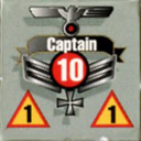 Panzer Grenadier Headquarters Library Unit: Germany Heer Captain for Panzer Grenadier game series