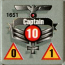 Panzer Grenadier Headquarters Library Unit: Germany Heer Captain for Panzer Grenadier game series