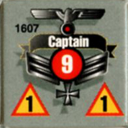 Panzer Grenadier Headquarters Library Unit: Germany Heer Captain for Panzer Grenadier game series