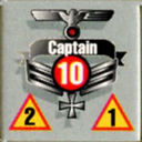 Panzer Grenadier Headquarters Library Unit: Germany Heer Captain for Panzer Grenadier game series