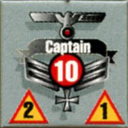 Panzer Grenadier Headquarters Library Unit: Germany Heer Captain for Panzer Grenadier game series