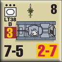Panzer Grenadier Headquarters Library Unit: Peru Army Lt-38 for Panzer Grenadier game series