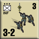 Panzer Grenadier Headquarters Library Unit: Peru Army INF for Panzer Grenadier game series