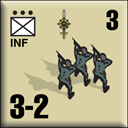 Panzer Grenadier Headquarters Library Unit: Peru Army INF for Panzer Grenadier game series