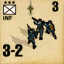 Panzer Grenadier Headquarters Library Unit: Peru Army INF for Panzer Grenadier game series