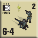 Panzer Grenadier Headquarters Library Unit: Peru Army HMG for Panzer Grenadier game series