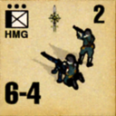 Panzer Grenadier Headquarters Library Unit: Peru Army HMG for Panzer Grenadier game series