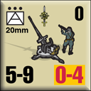 Panzer Grenadier Headquarters Library Unit: Peru Army 20mm for Panzer Grenadier game series