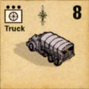 Panzer Grenadier Headquarters Library Unit: Peru Army Truck for Panzer Grenadier game series