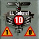 Panzer Grenadier Headquarters Library Unit: Germany Heer Lt. Colonel for Panzer Grenadier game series