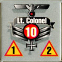 Panzer Grenadier Headquarters Library Unit: Germany Heer Lt. Colonel for Panzer Grenadier game series