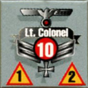 Panzer Grenadier Headquarters Library Unit: Germany Heer Lt. Colonel for Panzer Grenadier game series