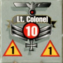 Panzer Grenadier Headquarters Library Unit: Germany Heer Lt. Colonel for Panzer Grenadier game series