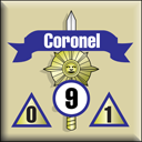Panzer Grenadier Headquarters Library Unit: Peru Army Coronel for Panzer Grenadier game series
