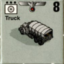 Panzer Grenadier Headquarters Library Unit: Germany Heer Truck for Panzer Grenadier game series