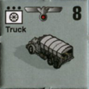 Panzer Grenadier Headquarters Library Unit: Germany Heer Truck for Panzer Grenadier game series