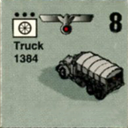 Panzer Grenadier Headquarters Library Unit: Germany Heer Truck for Panzer Grenadier game series