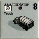 Panzer Grenadier Headquarters Library Unit: Germany Heer Truck for Panzer Grenadier game series