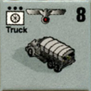 Panzer Grenadier Headquarters Library Unit: Germany Heer Truck for Panzer Grenadier game series