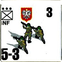Panzer Grenadier Headquarters Library Unit: Poland Wojska Lądowe Inf for Panzer Grenadier game series