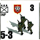 Panzer Grenadier Headquarters Library Unit: Poland Wojska Lądowe Inf for Panzer Grenadier game series