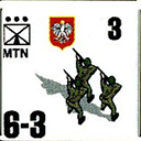Panzer Grenadier Headquarters Library Unit: Poland Wojska Lądowe Mtn for Panzer Grenadier game series