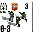 Panzer Grenadier Headquarters Library Unit: Poland Wojska Lądowe Mtn for Panzer Grenadier game series