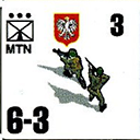 Panzer Grenadier Headquarters Library Unit: Poland Wojska Lądowe Mtn for Panzer Grenadier game series