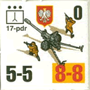 Panzer Grenadier Headquarters Library Unit: Poland Wojska Lądowe 17 pdr for Panzer Grenadier game series