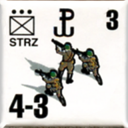 Panzer Grenadier Headquarters Library Unit: Poland Home Army Strz for Panzer Grenadier game series