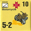 Panzer Grenadier Headquarters Library Unit: Romania Armata Română Motorcycle for Panzer Grenadier game series