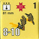 Panzer Grenadier Headquarters Library Unit: Romania Armata Română 81mm for Panzer Grenadier game series