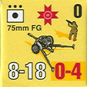 Panzer Grenadier Headquarters Library Unit: Romania Armata Română 75mm FG for Panzer Grenadier game series