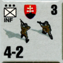 Panzer Grenadier Headquarters Library Unit: Slovak Republic Slovenská Armáda INF for Panzer Grenadier game series